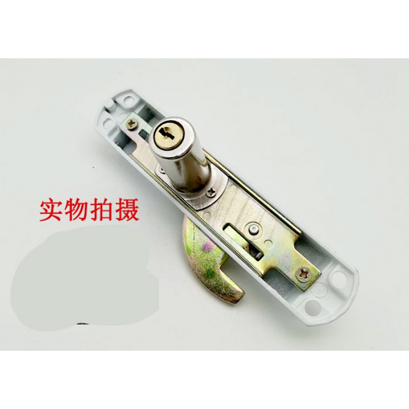 塑钢推拉门锁 铝合金移门锁 白色铝塑推拉门锁门窗五金配件 白色