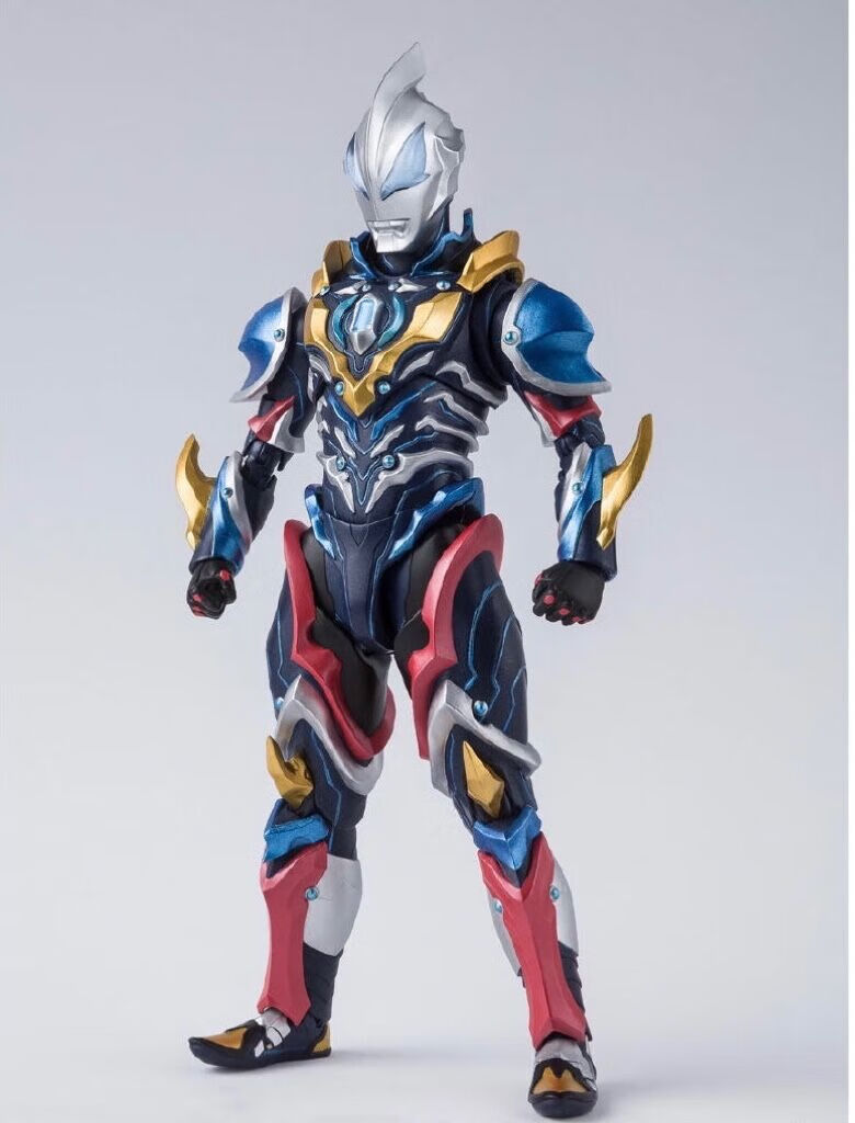 万代官方认证店 黑暗特利迦shf奥特曼玩具同款儿童欧布暗耀型超可动