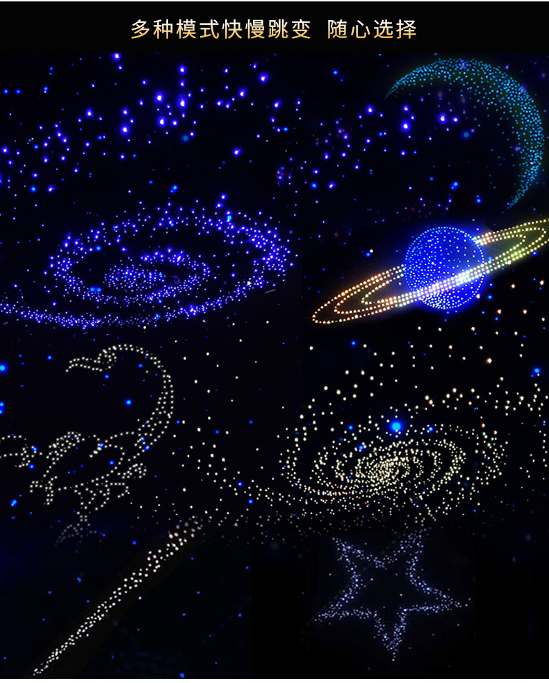 60星空顶天花板装吊顶光纤灯影音室满天星展厅卧室酒吧ktv星光顶