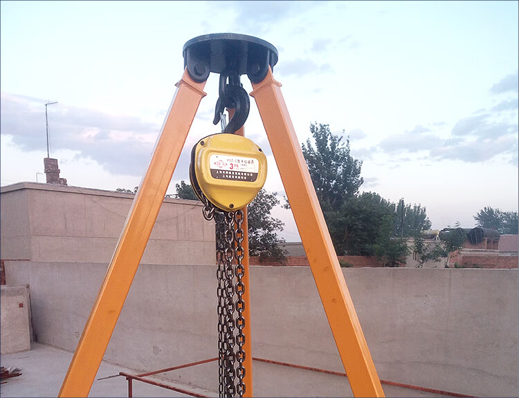 吊葫芦支架可伸缩式三脚架电动葫芦起重三角支架手拉葫芦支架 1吨3米