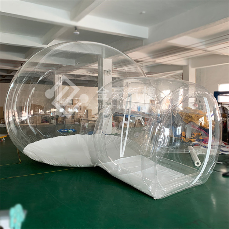 网红星空泡泡屋充气网红泡泡屋透明帐篷厂家户外星空气泡屋民宿酒店