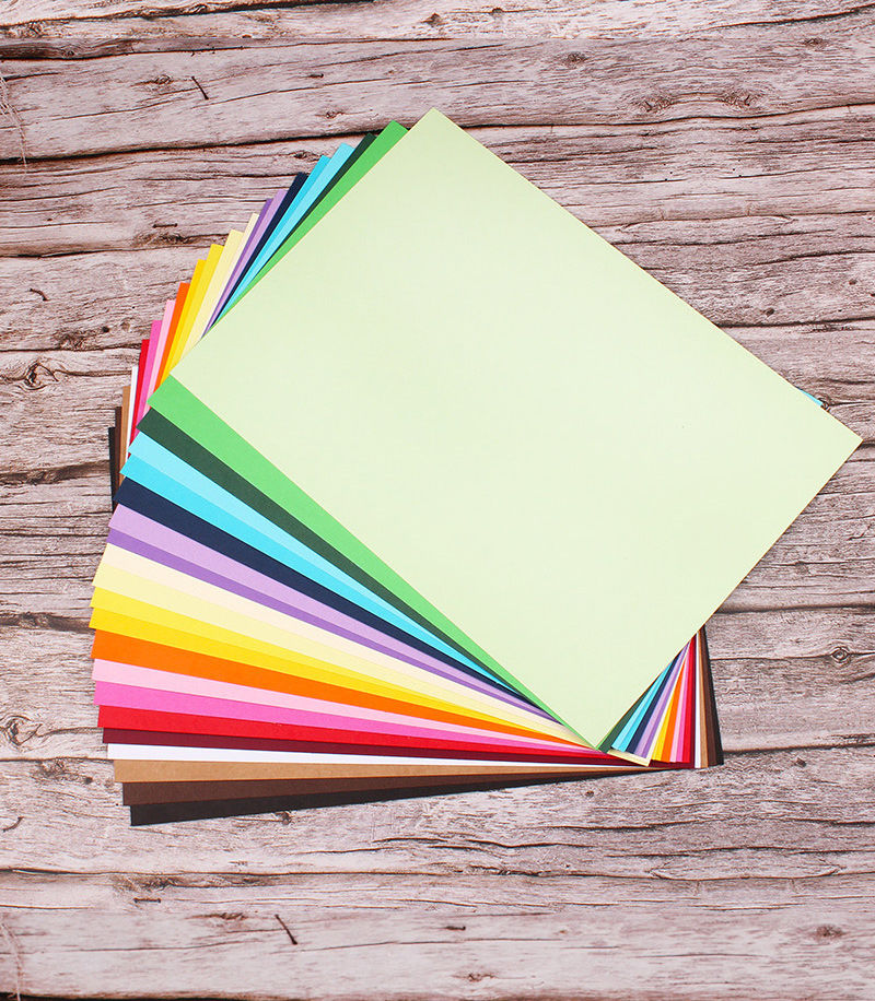 唐帆彩色硬卡纸a3a4加厚250克儿童卡纸手工彩色材料纸黑白绘画卡纸250