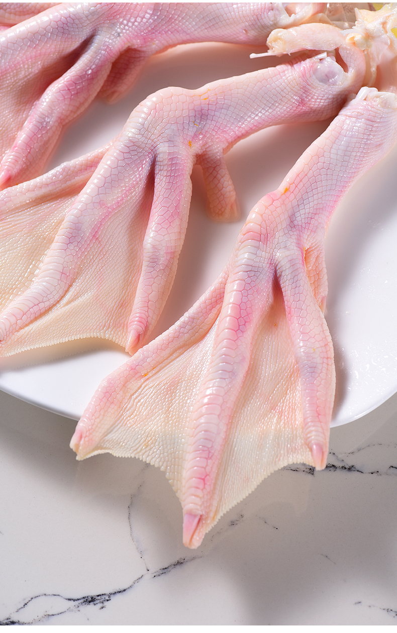 鸭掌 冷冻大号新鲜鸭掌生鲜鸭爪鸭脚冰鲜鸭掌酒店卤菜食材 4斤【图片