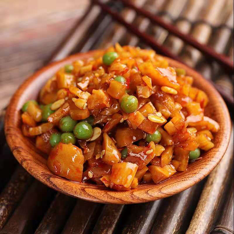 北极源清脆酸豆角30包多规格多口味萝卜干五仁酱丁下饭咸菜大全3种