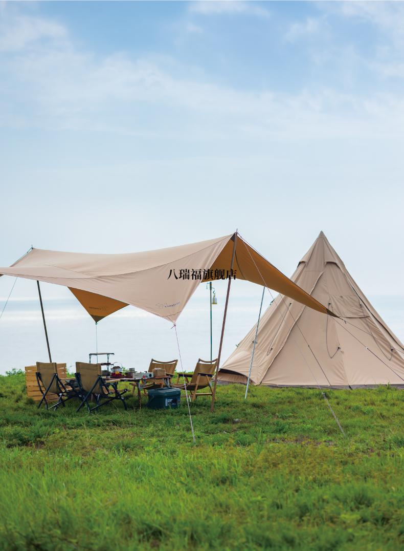 【2022新款】维达利多帐篷vidalido维达利多露营户外大双翼怪兽复古tc