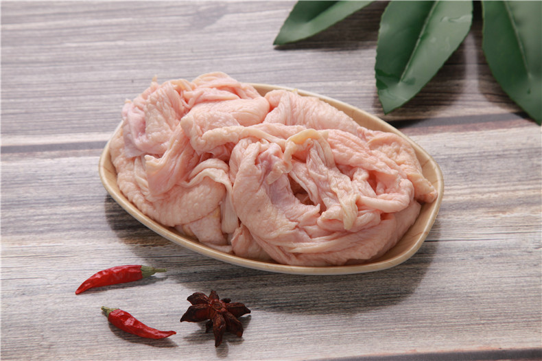 新鲜的鸡皮鸡腿皮新鲜生鸡肉皮烧烤串食材2斤装富铭士2斤