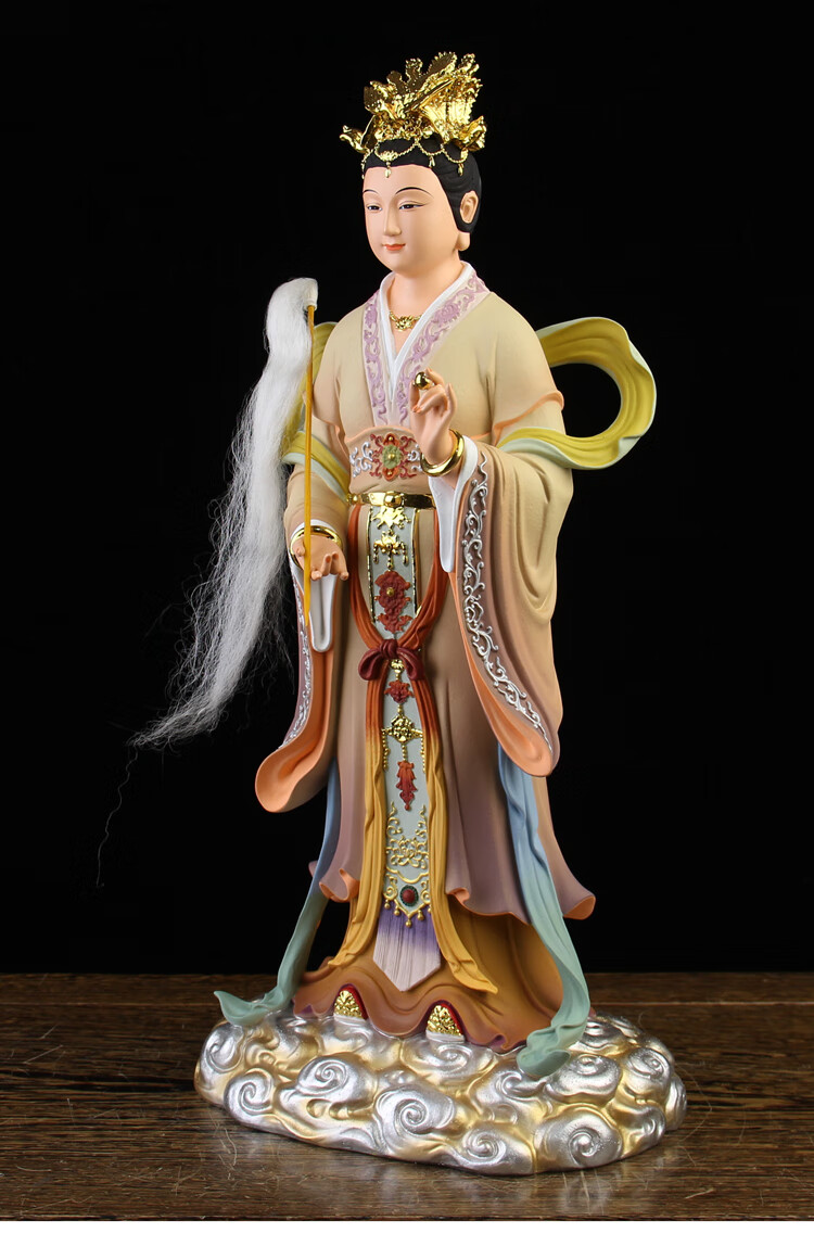 高端定制碧霞元君神像泰山娘娘奶奶圣母老母树脂佛像体居家供奉家用