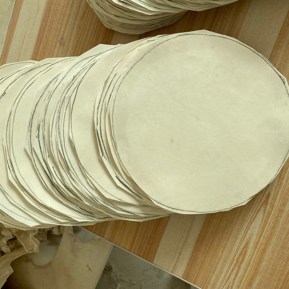 山羊皮白色鼓皮50公分