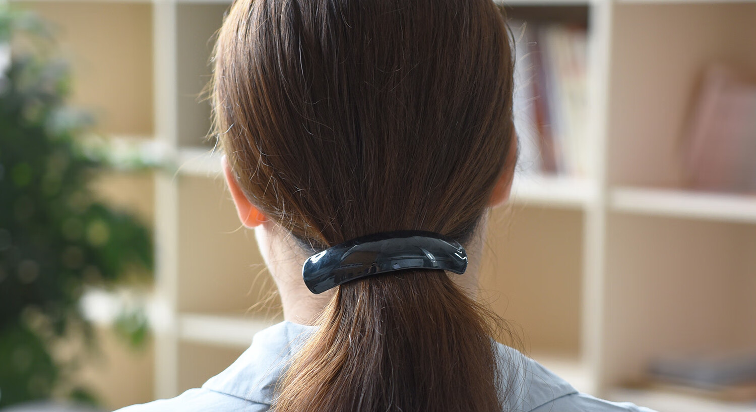 中老年发夹大号简单女后脑勺一字弹簧夹妈妈发卡顶夹中年优雅横夹马尾