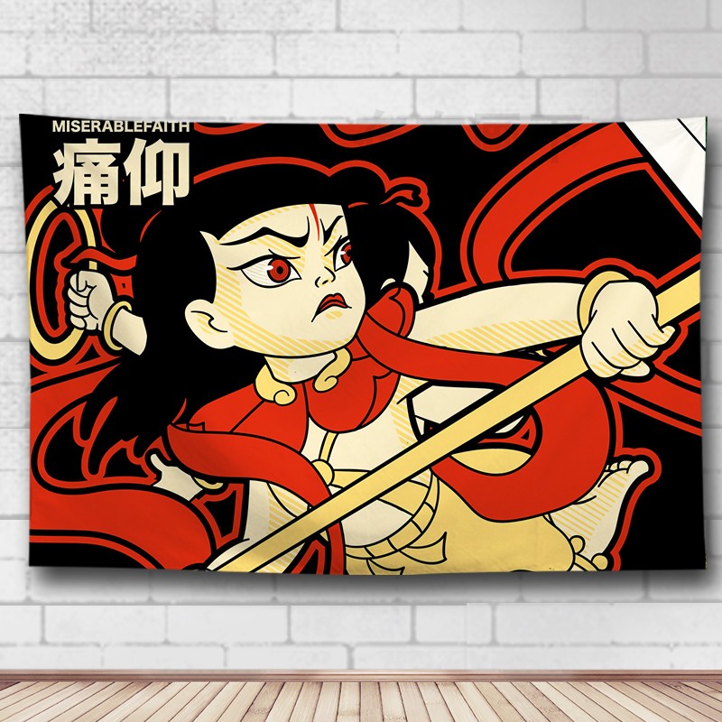 痛仰乐队挂布 痛仰乐队背景布装饰挂旗酒吧复古宿舍装饰摇滚 痛仰乐队