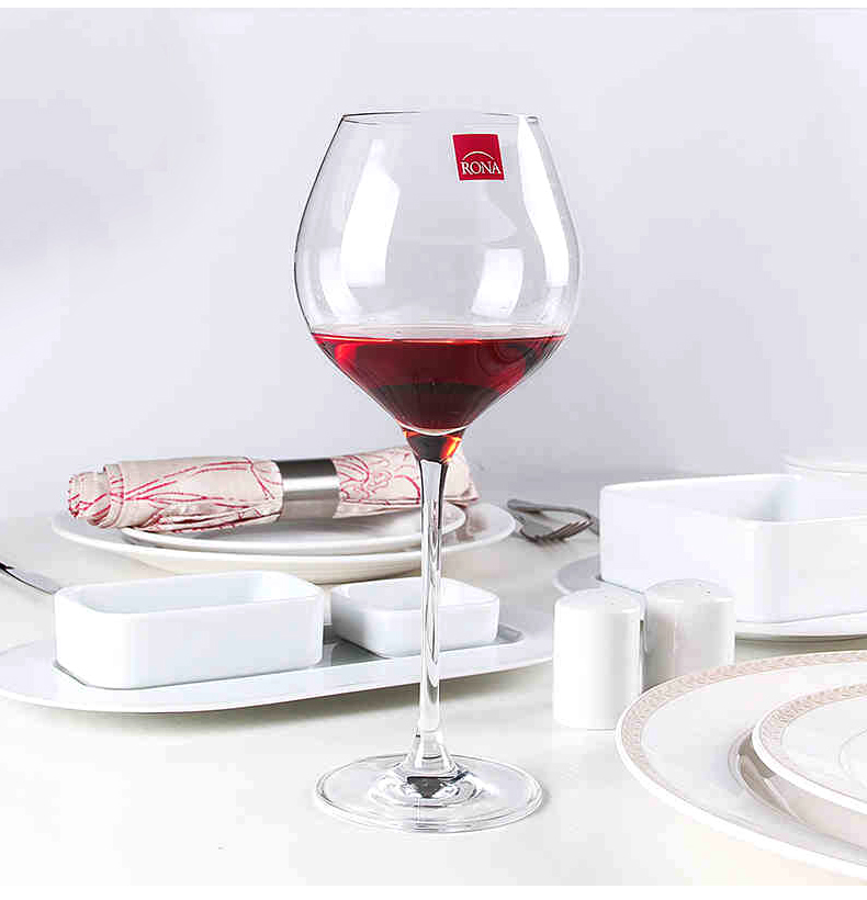 捷克进口rona洛娜水晶玻璃勃艮第波尔多红酒杯高脚杯水晶葡萄酒杯 查