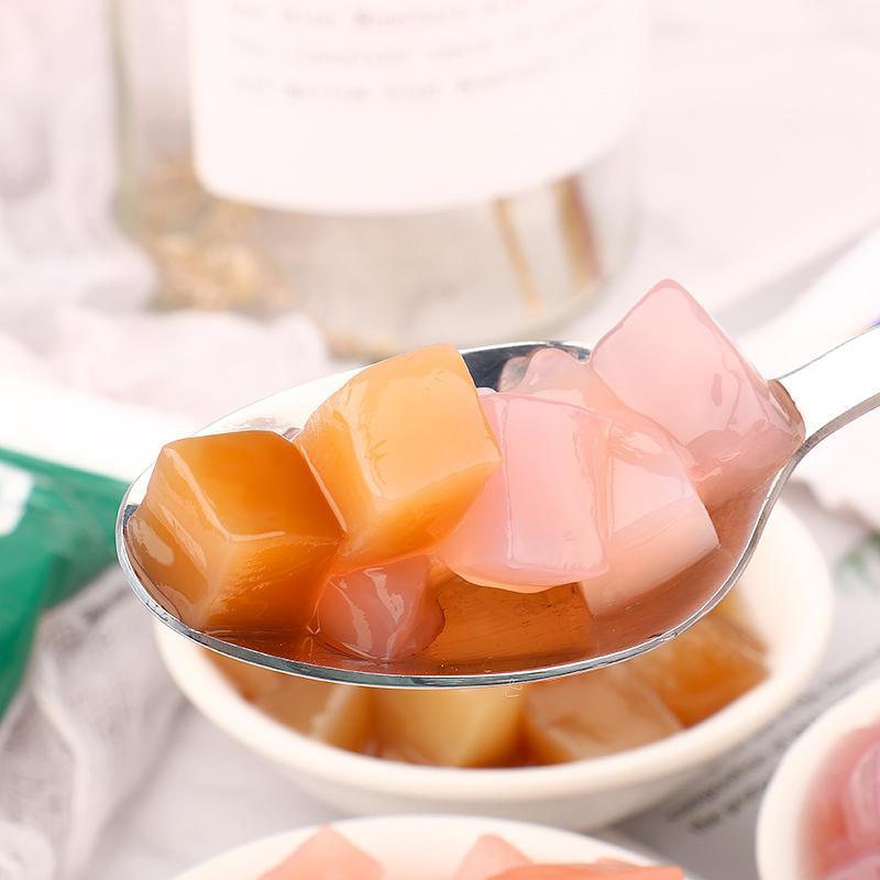 佳达拖肥椰果肉果冻布丁90后怀旧小时候的零食品小吃饮料 葡萄味10包