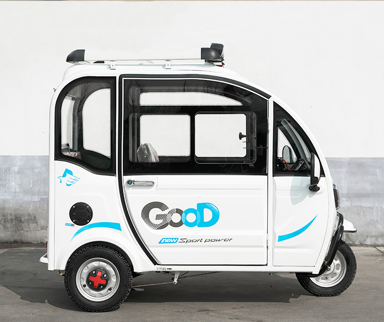 电动三个轮车家用全封闭老头乐小型女接孩子双排带棚电瓶车山区爬坡