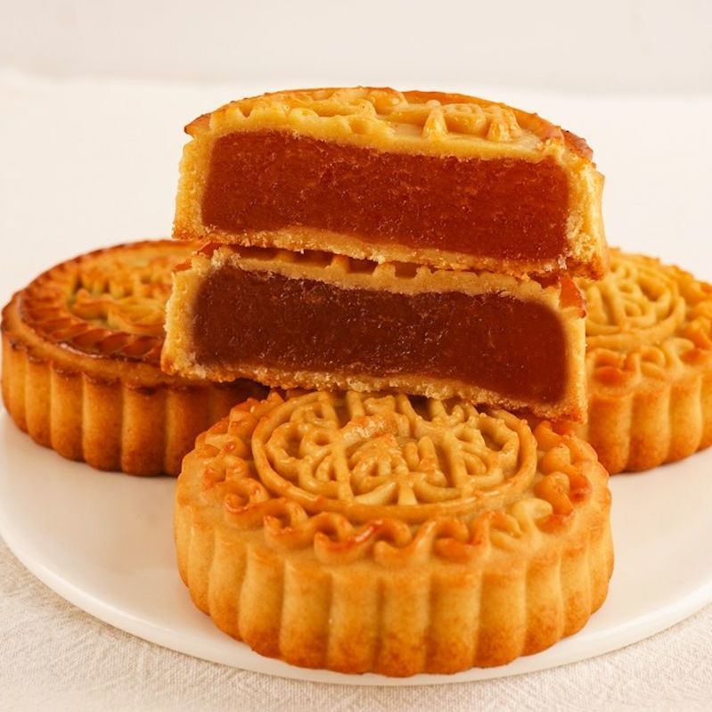 河南周口特产清真马四月饼老式青红丝冰糖五仁月饼马四果子果品 双麻