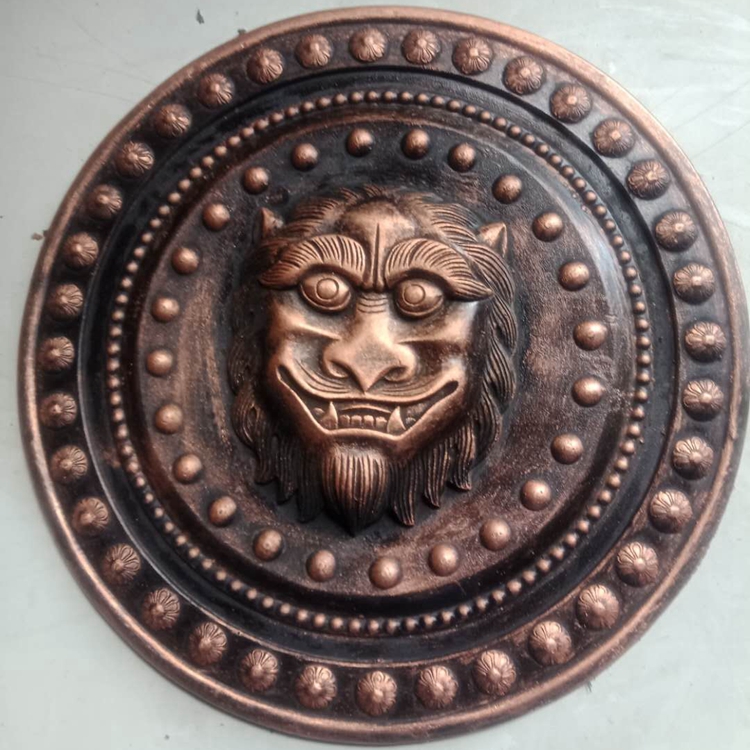 【2022新款】 仿中国古代士兵盾牌古装演出拍摄道具将军酒吧密室布景