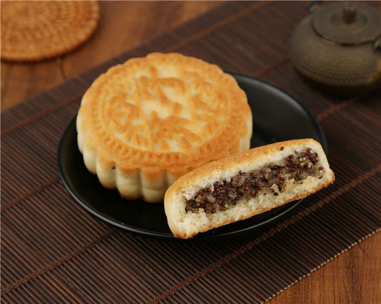 扎兰屯月饼 东北老式桂花香苏子馅月饼500g 苏子月饼1袋【图片 价格 