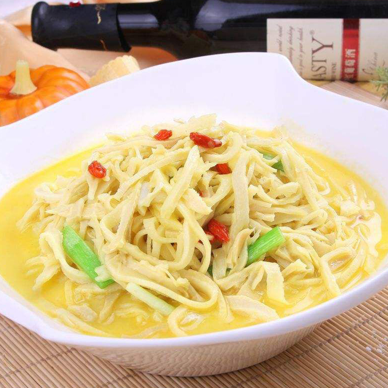 9折 六逸鸡汁脆笋300gx25包素食笋干竹笋丝湖南湘菜酒店特色菜 5包