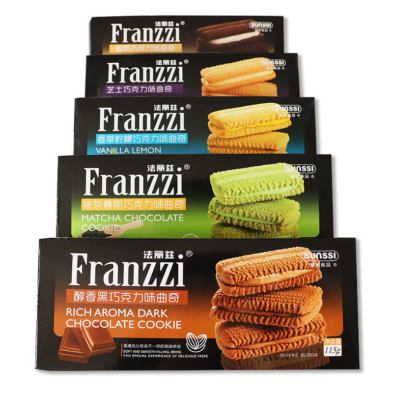 sunssifood 饼干sunssl芝士巧克力夹心food法力兹法力滋 抹茶慕斯味