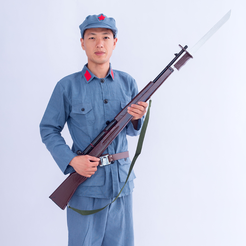 枪影视舞台话剧八路军步炝道具炝三八大盖木制道具步炝红军炝1米步i枪