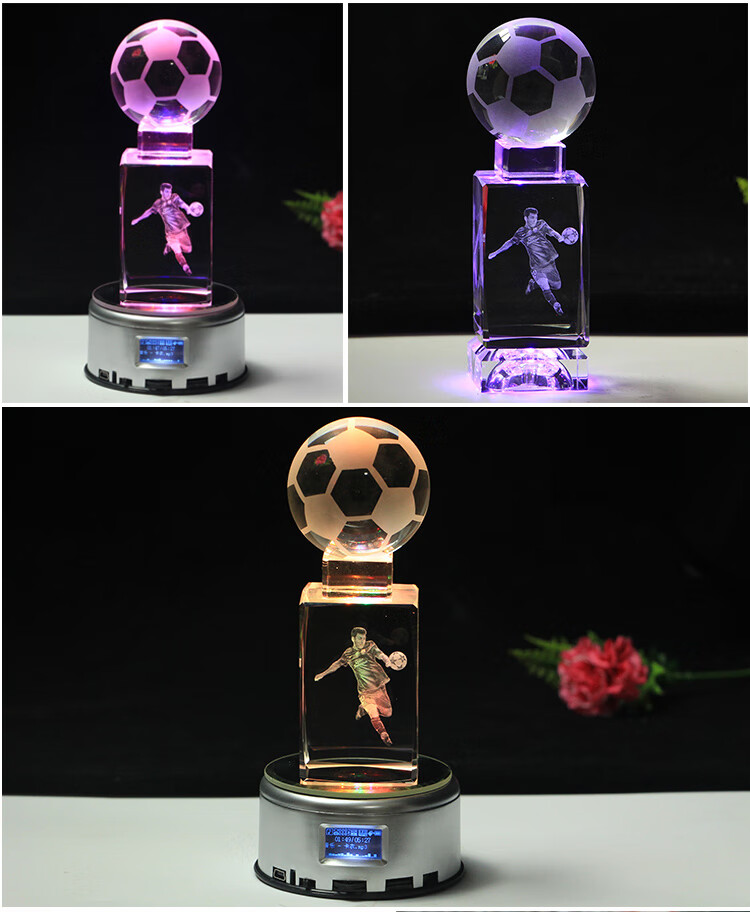 内马尔c罗人偶模型男生成人礼同学生日礼物格列兹曼水晶灯礼盒礼袋