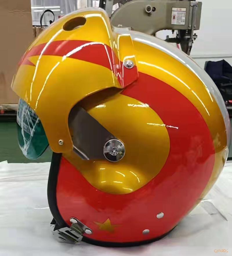 2022款飞行员头盔玻璃钢摩托电动车骑行全新个性男女四季双镜安全帽