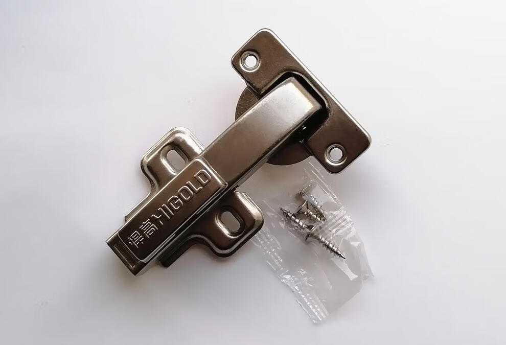 铰链90度铰链缓冲液压厨房门合页衣柜鞋柜酒柜180度平开卡式铰链京固