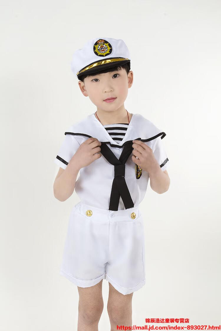 六一儿童合唱服新款海军表演服饰男女童小海军演出毕业照服装夏季套装