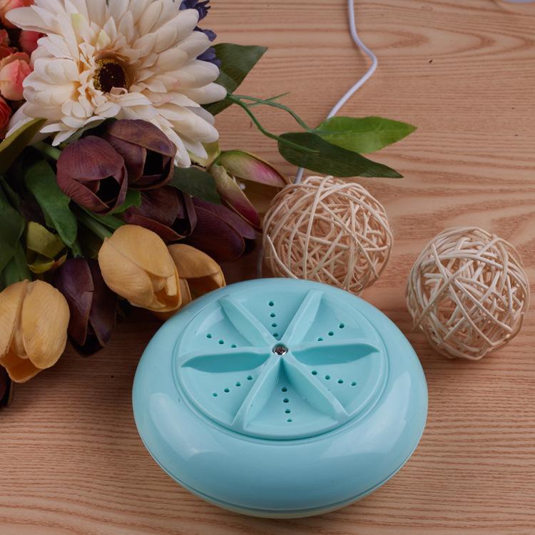 迷你涡轮洗衣器 超声洗衣波机便携迷你小型式旅行神器器涡轮袜子清洗