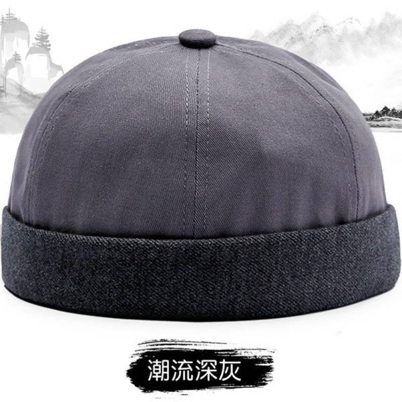 新品老头帽子春夏瓜皮帽子地主帽男雅痞春秋夏季潮款中老年人复古水手