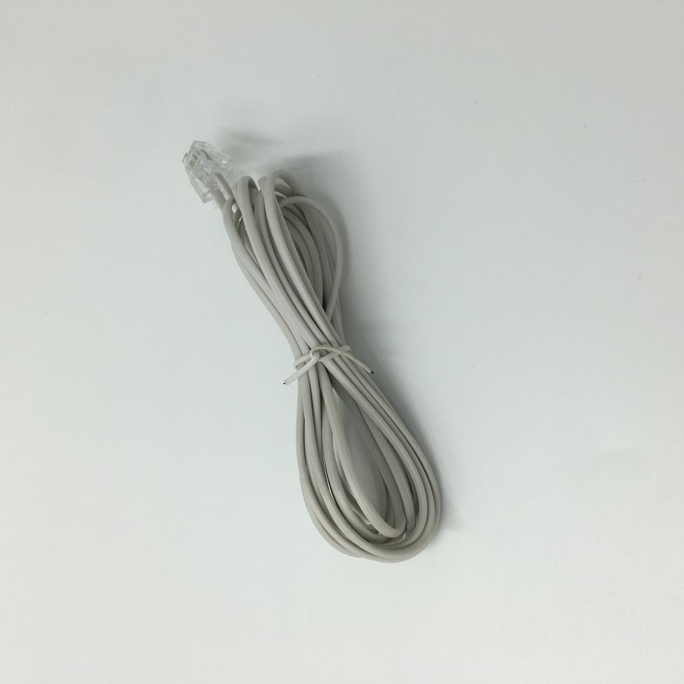 成品电话线四芯2芯固话座机线电话机连接线两芯带水晶头家用办公白色