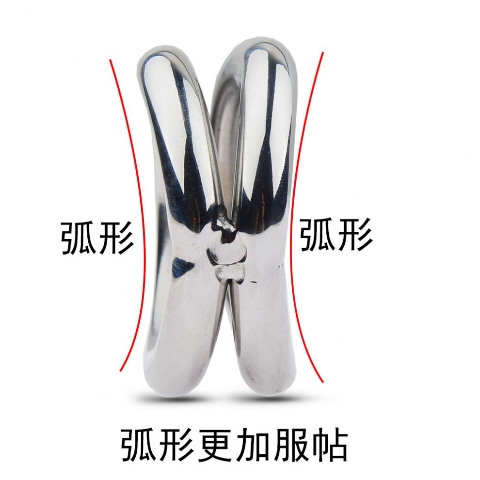 【保密发货】金属男用锁精环不锈钢负重环阴茎束缚器s