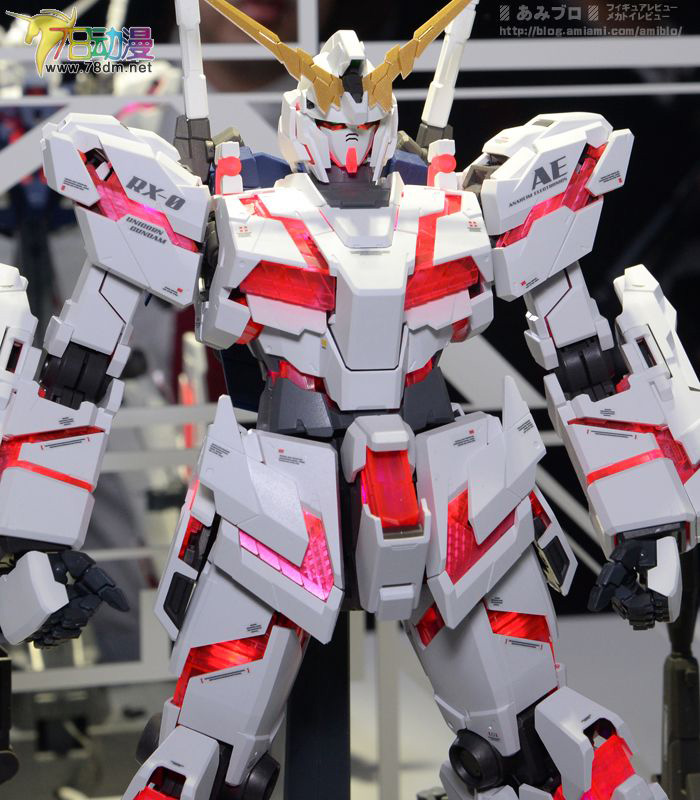 万代模型94365pg160rx0unicorngundam独角兽敢达高达pg独角兽水贴led