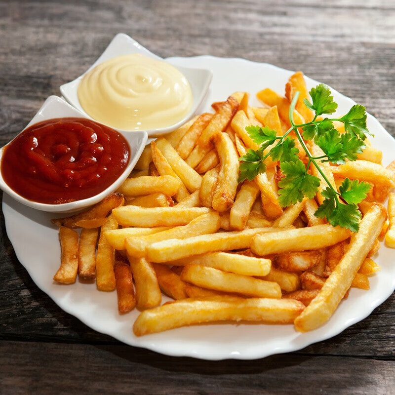 炸锅食材半成品 预制菜即热即食一天一道菜套餐年货 美式薯条250g*5包