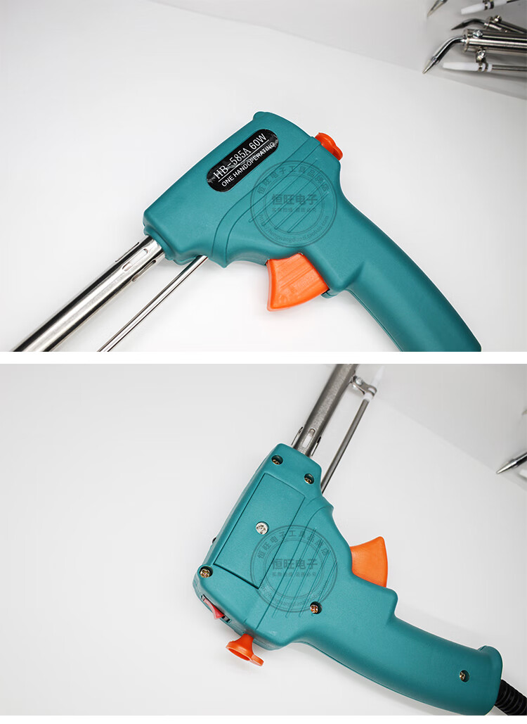 焊宝hb-585a手动自动出锡焊枪手动焊锡枪40w60w80w100w电烙铁 60w焊枪