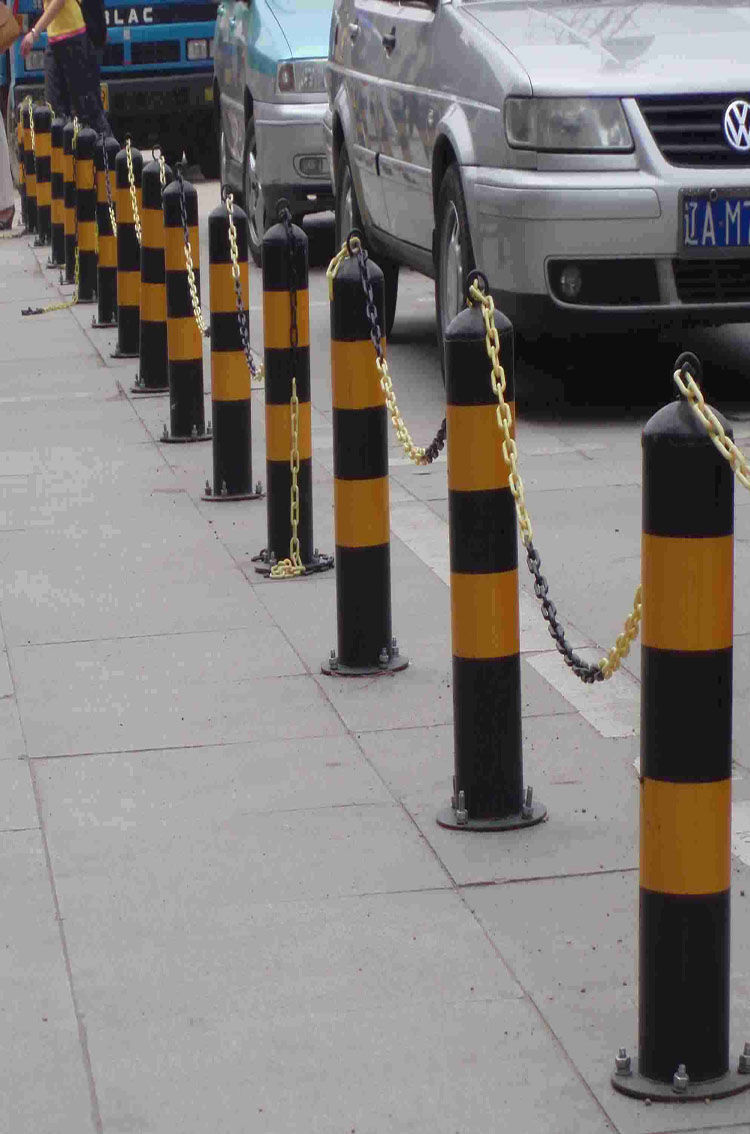 加厚停车桩防撞警示柱道路地桩固定桩隔离桩挡车桩物业小区挡车器