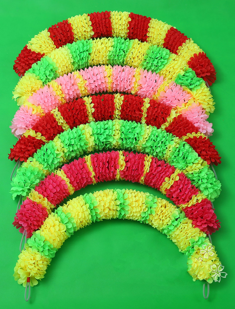 运动会花环手举拿入场式开幕式幼儿园舞蹈体操器械加油道具定做校铆