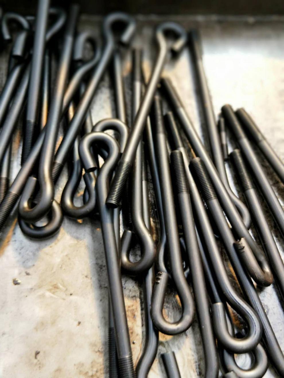 gb799地脚螺栓 地脚螺丝 预埋地脚螺栓9字型7字型m14m16m18 m18*500