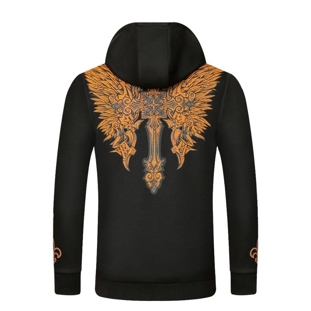 medusa美杜莎连帽卫衣男装秋冬新品时尚潮流休闲轻奢潮牌加绒开衫外套