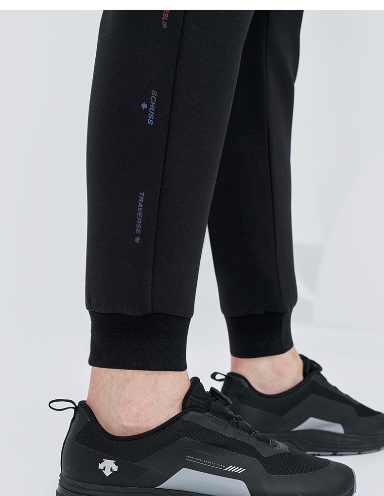 descente迪桑特element男子针织运动长裤d1431ikp73花灰色mg3xl19096a