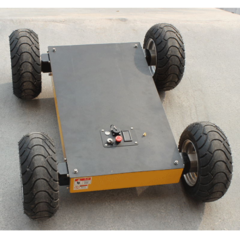 猛仕将四驱agv小车轮式机器人底盘无人驾驶巡逻安防支持ros100kg品质