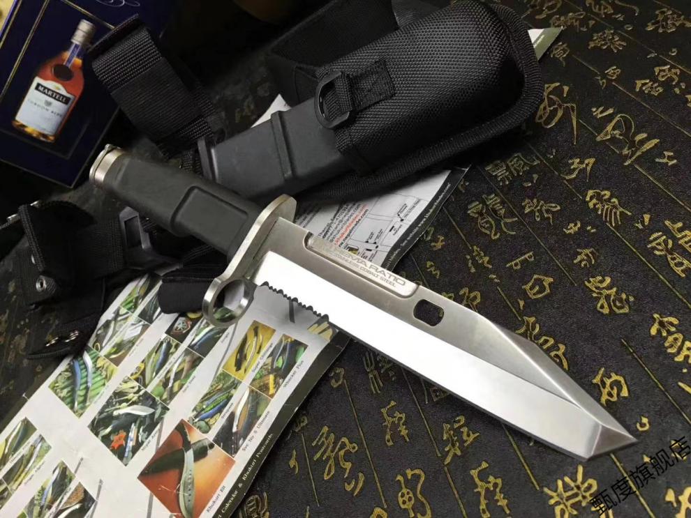 极端武力生存绑腿支点钓鱼户外小刀具野营刀野外求生防身刀登山直i刀