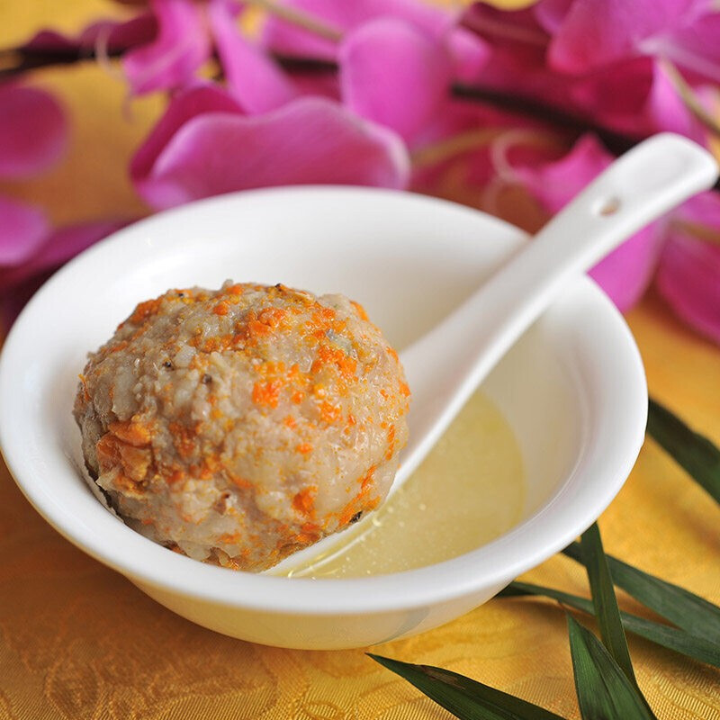 江苏扬州特产蟹黄蟹粉狮子头丸子 蟹黄狮子头240g/盒