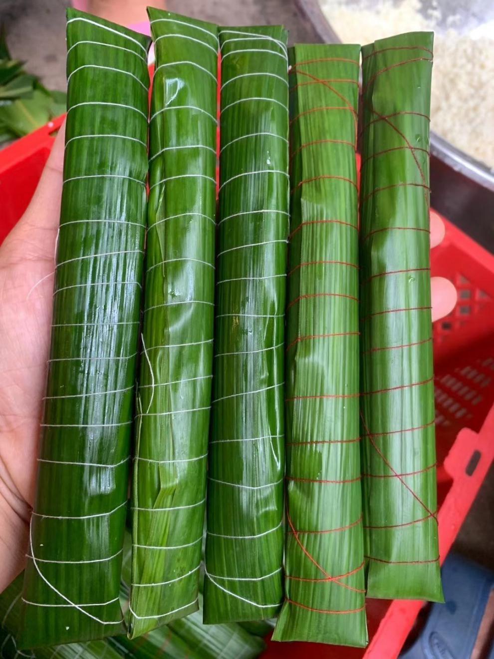 广西横县特产长条粽子灰水粽水晶粽三角粽碱水粽 1份5条灰水粽(糖和50