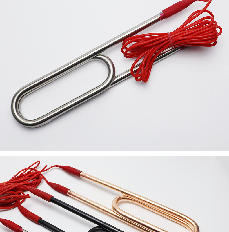 家用烧水电热管加热棒大功率热得快潜水不锈钢水箱水池加热器220v潜水