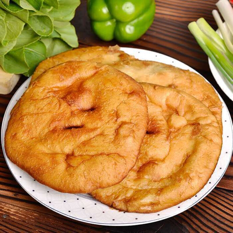 【顺丰】甘肃油饼油香酥馍饼小吃发面老式手工油饼早餐饼 5个小油真空