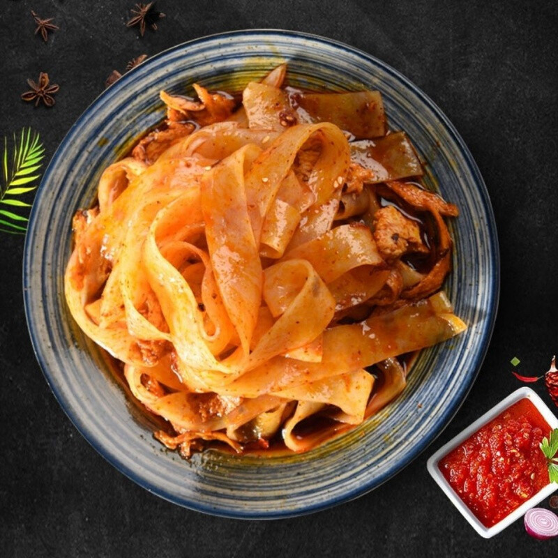 【严选优品】百年美阳切宽擀面皮 陕西名小吃宝鸡凉皮岐山擀面皮真空