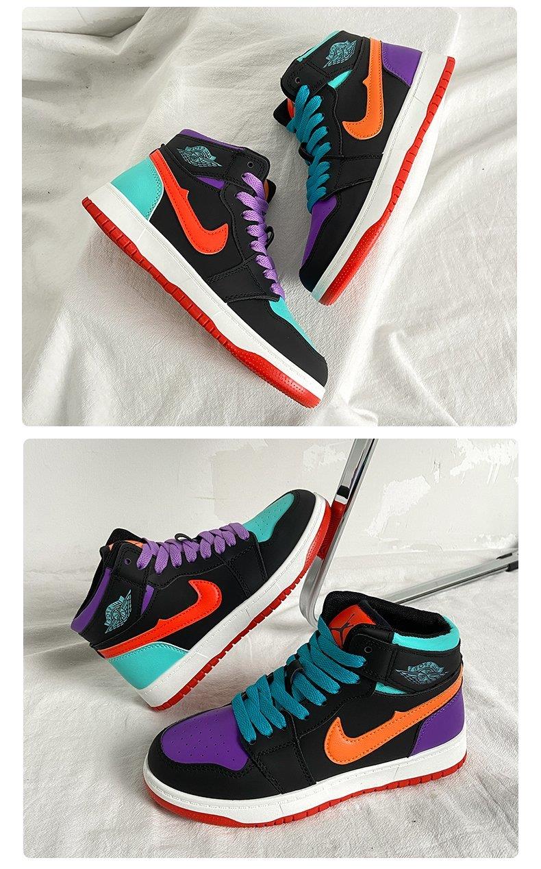 官方自营旗舰糖果鸳鸯鞋冬季加绒高帮鞋aj空军一号e10yundng网红内