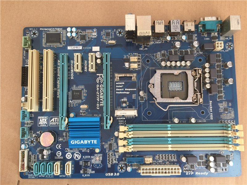 gigabyte技嘉gaz77pd3lga1155针主板z77大板全固态台式主板原装