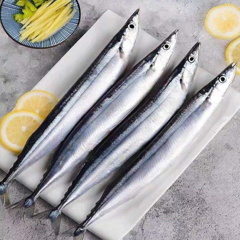 秋刀鱼20斤1号秋刀鱼冷冻特大号寿司日式韩式烧烤10kg整箱昌盛隆江浙