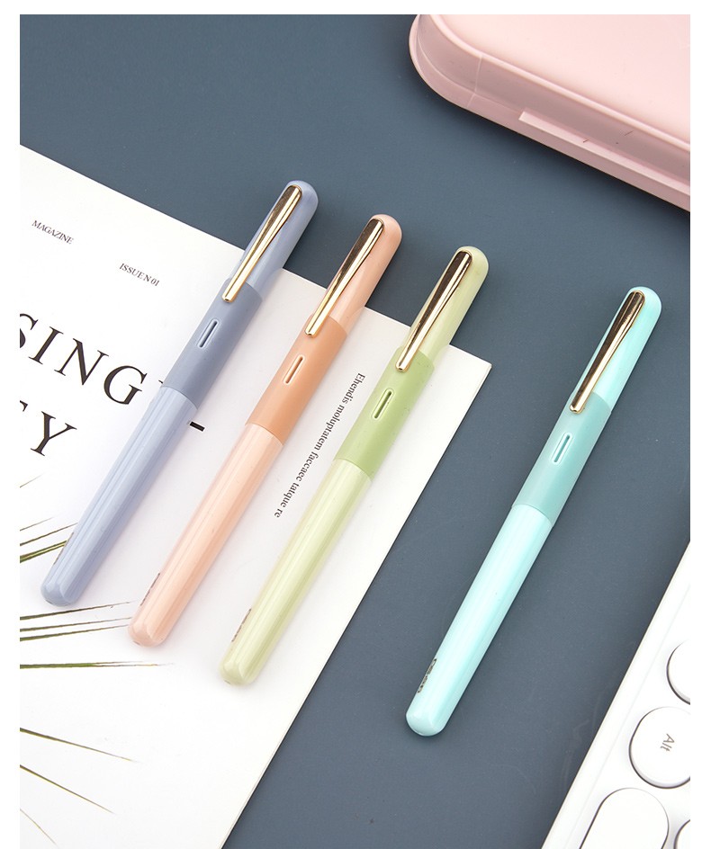 点石不溅墨钢笔三角正姿矫姿练字笔成人儿童男女孩小学生用笔卡通初学